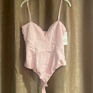 NWT zara corset body suit